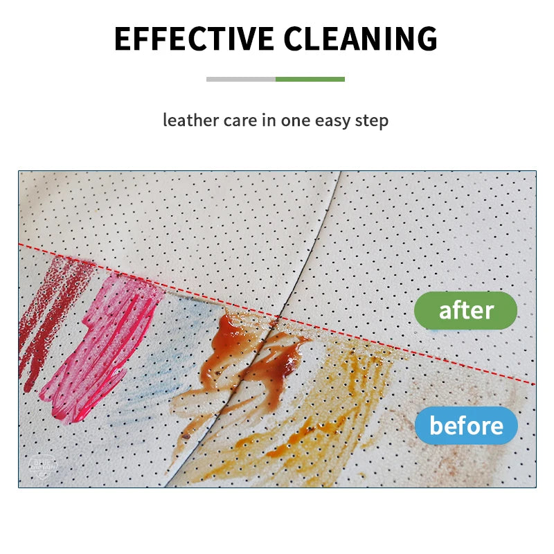 Car Interior Cleaner Agent Ceiling Cleaner Leather Flannel Woven Fabric Water Free Mul close-up view