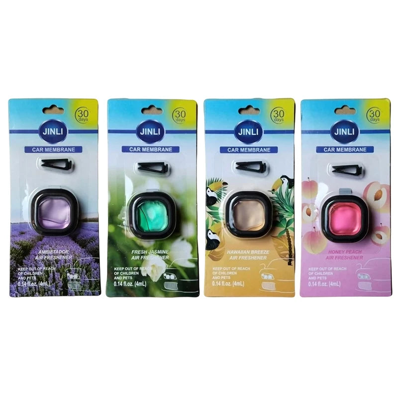 Car Air Freshener Vent Clip | Solid Essential Oil Odor Eliminator additional angle