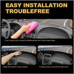 Car Dash Cover Mat Fit for Ford Mustang 1998-2004,Dashboard Pad Dash Mat Sunshade Glar close-up view