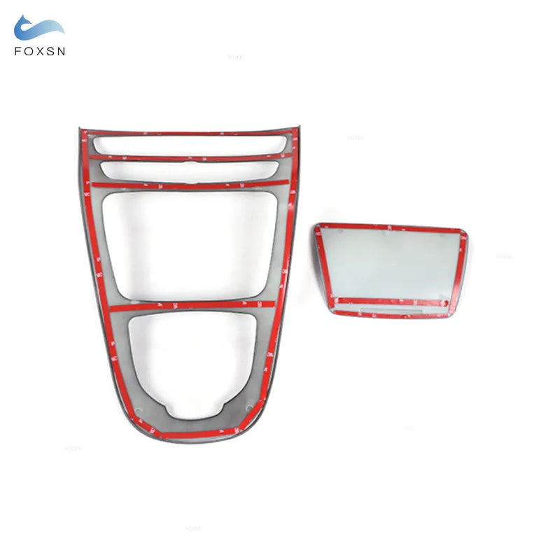 ABS Car Interior Accessories Center Console Gear Shift Panel Cover Decoration Trim For M detail view