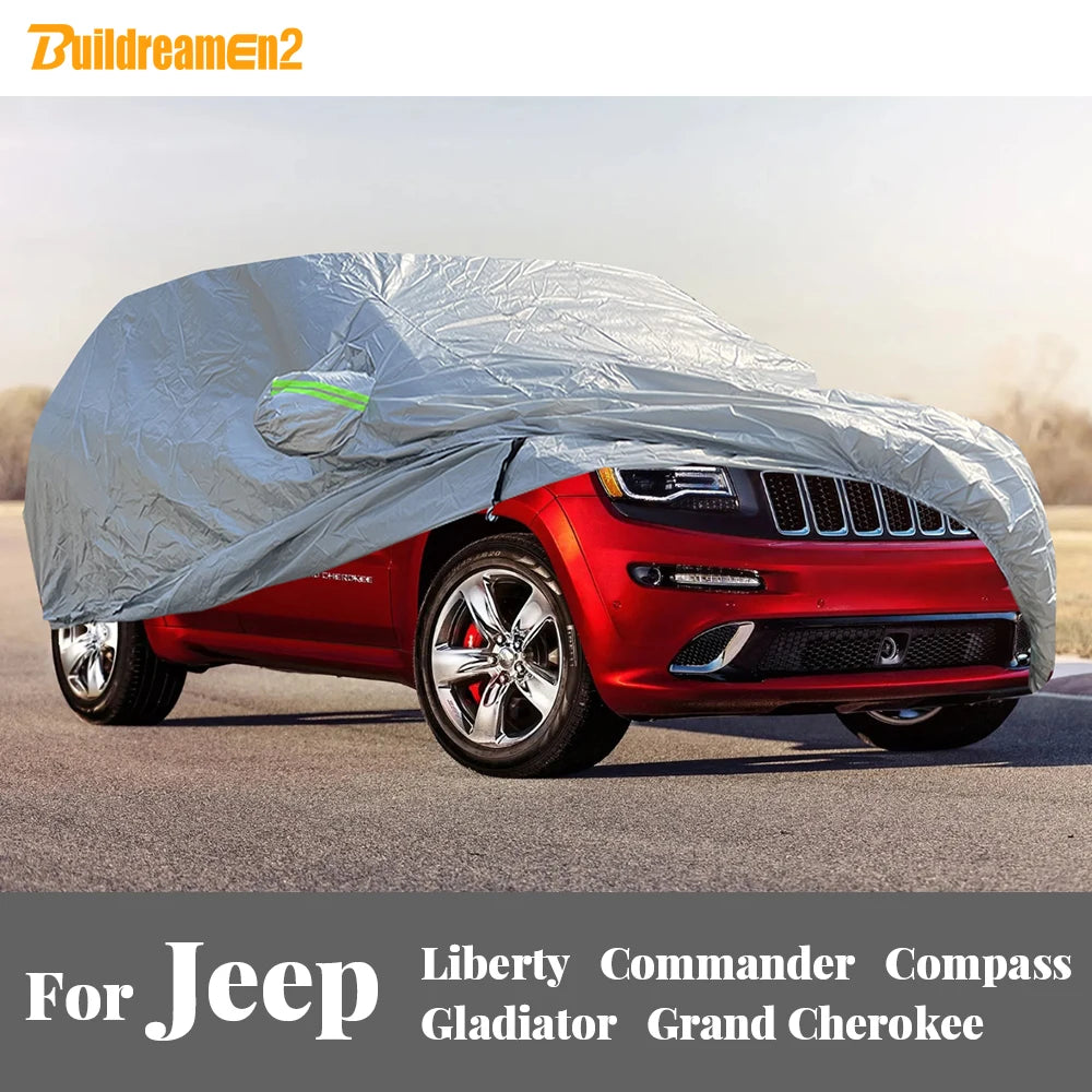 Car Cover SUV Outdoor Sun Snow Rain Ice Wind Dust Protection For Jeep Liberty Commander Compass Glad