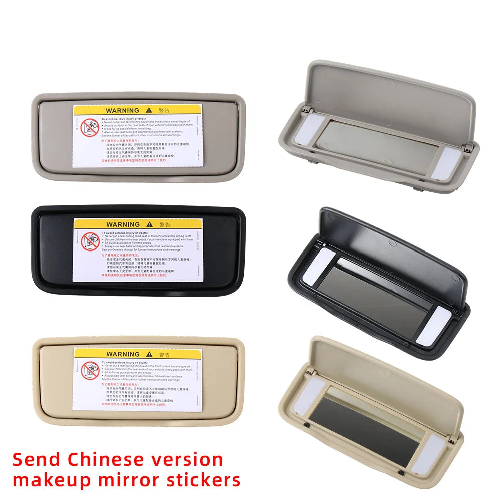 For Volvo XC60 2013-2017 XC90 2013-2014 S80 2014-2015 Car Interior Mirror Makeup Mirror Auto Sun Shade Visor Mirror Cover