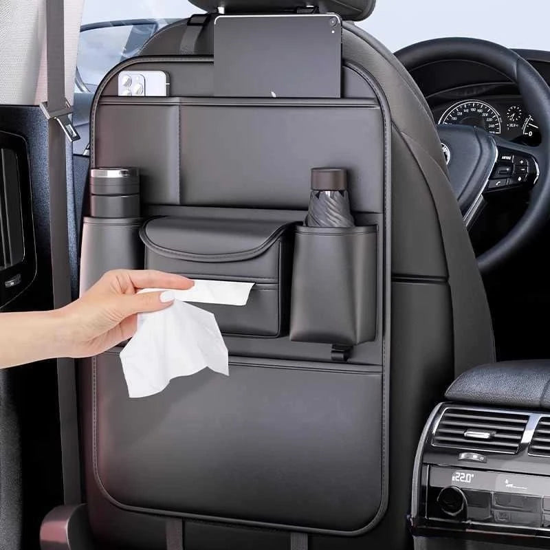2026 Car Seat Back Organizer Tablet Holder Storage Bag, 1 Pack