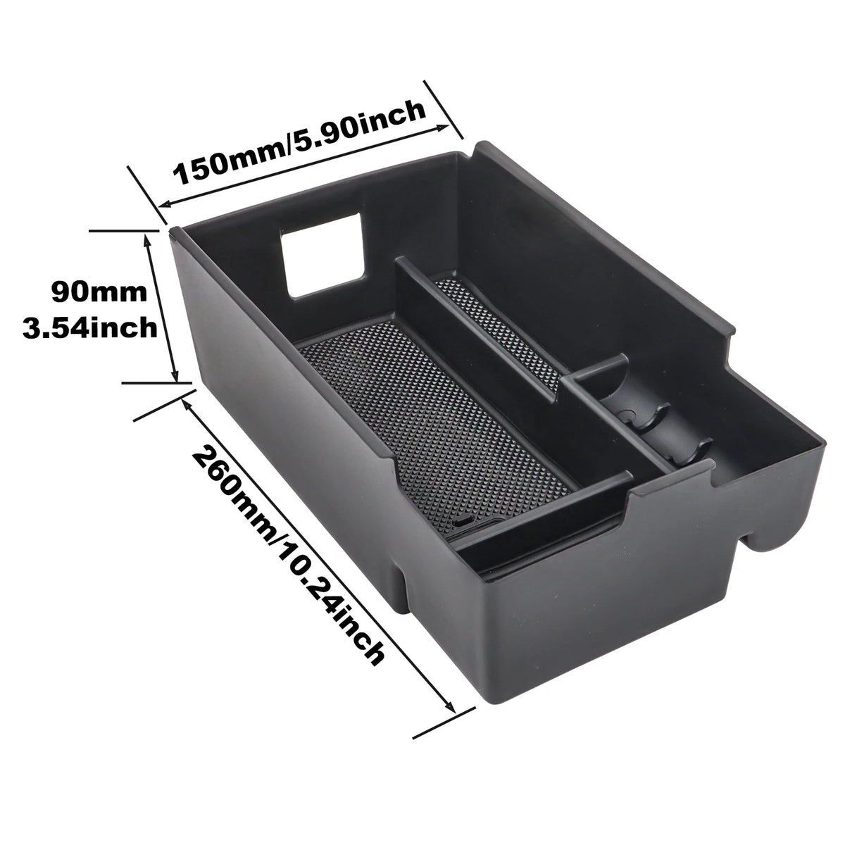 Car Center Console Organizer Armrest Storage Box For Chevy Chevrolet / Holden Equinox Accessories Container 2018- 2024