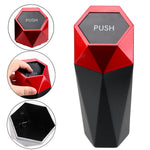 Portable Mini Car Trash Can with Lid
