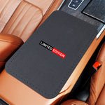 1pc Suede Car Armrest Pad For Toyota Lexus Nissan For Chevrolet KIA Auto Center Console Storage Box Cushion Protector