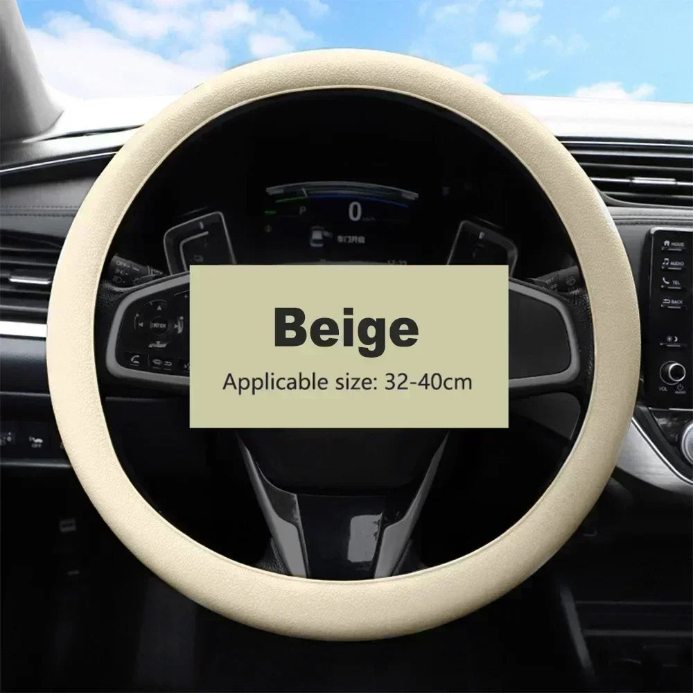 Silicone Steering Wheel Cover Non-Slip Ice Silk close-up view