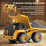Alloy Remote Control Excavator Toy Car with Lights Sound Effect Electric Excavator Aut close-up view