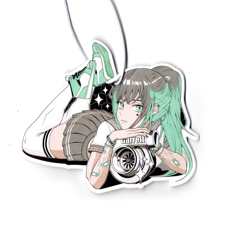 Newest JDM Style Performance Car Rearview Mirror Pendant Air Freshener Solid Paper Decoration Car Decoration Anime Turbo Decor