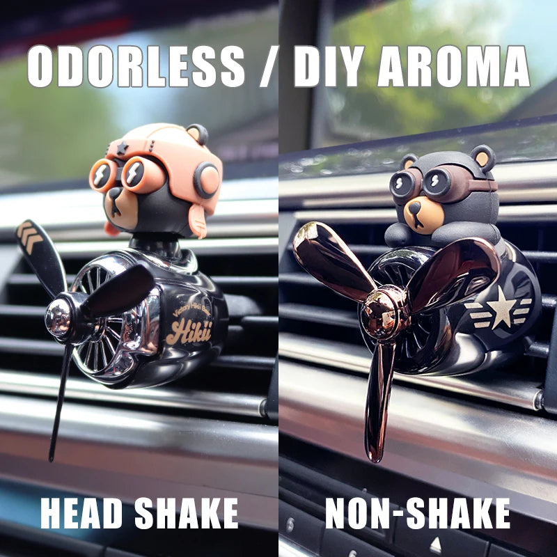 Odorless DIY Air Freshener Vent Clip | Decorative Car Fragrance Diffuser