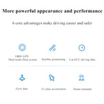 Lufi XS Revolution OBD2 OBD+GPS Automobile Multi-function Water Temperature Turbo Oil close-up view