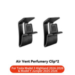 YZ Compact Air Vent Diffuser Clip for Tesla Model 3 Y Highland Juniper | Mount Adapter C detail view