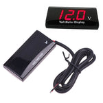 Mini LED Display Digital Voltmeter | Reverse Connection Protection 12V for Car Motorc alternate view