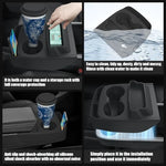 For Tesla Model Y Standard 2026 Multifunctional Silicone Central Control Cup Holder+Storage Box Glasses Holder Tray Accessories