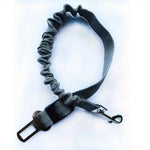 Reflective Dog Seat Belt for Cars | Adjustable Nylon Safety Harness with Bungee detail view