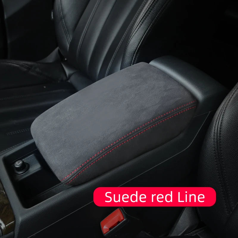 For Audi A4 B8 A5 2006-2012 2013 2014 2015 2016 Central Control Leather Armrest Box P lifestyle view