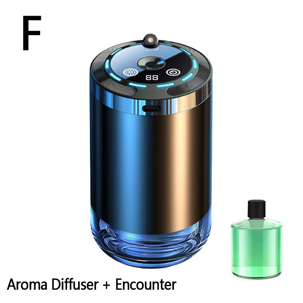 Smart Car Air Freshener Adjustable Car Smell Air Freshener Automatic Car Scent Starry Sky Ceiling Ambient Light Car Accessories