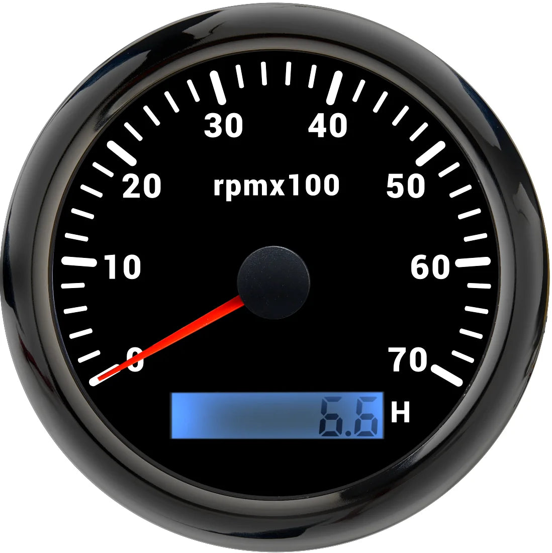 85mm Tachometer with LCD Hour Meter | 7 Color LED Backlight for Marine Boat Car lifestyle view