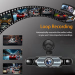 4-Channel 360° Dash Cam | 1080P, Night Vision, G-Sensor, Parking Monitor close-up view