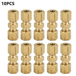 4/10pcs Brake Line Connector 4.75mm | No-Flare Repair Unions for Steel Brake Lines alternate view