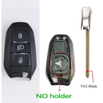 3 4 BT Car Key Fob Case Shell Housing for Peugeot 308 408 508 2008 3008 4008 5008 for lifestyle view