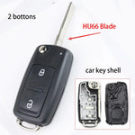 2 3 Bottons Car Key Fob Case Shell Housing for Volkswagen Vw Beetle/Caddy/Eos/Golf/Je alternate view