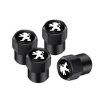 4Pcs Peugeot Logo Car Tyre Valve Caps | Aluminum Alloy Wheel Accessories for Peugeot alternate view