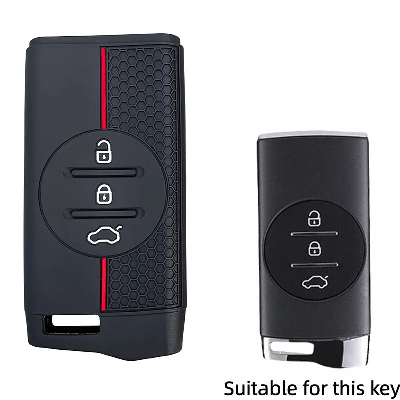 Soft Silicone Key Fob Case For Chery Tiggo 5x Sport Exeed Tiggo 8 Pro 3x 5x 7 Pro H additional angle