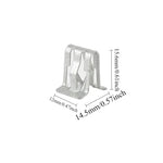 10-50PCS Metal Retainer Clip Car Center Console Metal Fixing Clips DVD Base Interior Buckle U Iron Clamps Instrument Panel Clip