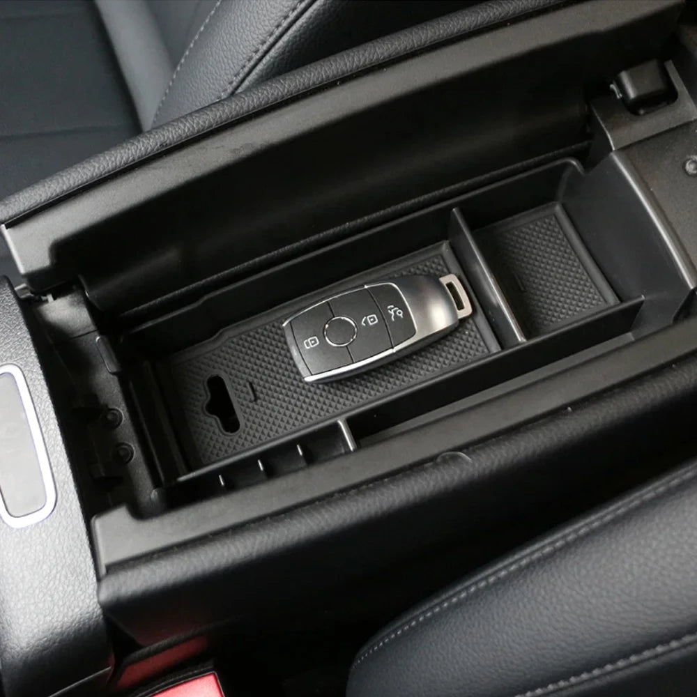 For Mercedes Benz GLB GLA CLA A B Class MB X247 H247 C118 W177 W247 Car Armrest Storage Box Center Console Tray