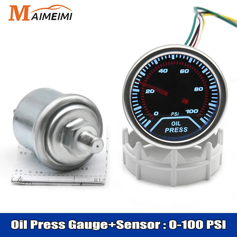 2" 52mm Exhaust Gas Temperature Gauge | LED Display for Car Racing 12V detail view