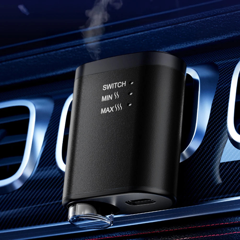 Auto Electric Air Diffuser Aroma Car Air Vent Humidifier Mist Aromatherapy Car Air Freshener Perfume Fragrance Car Accessories