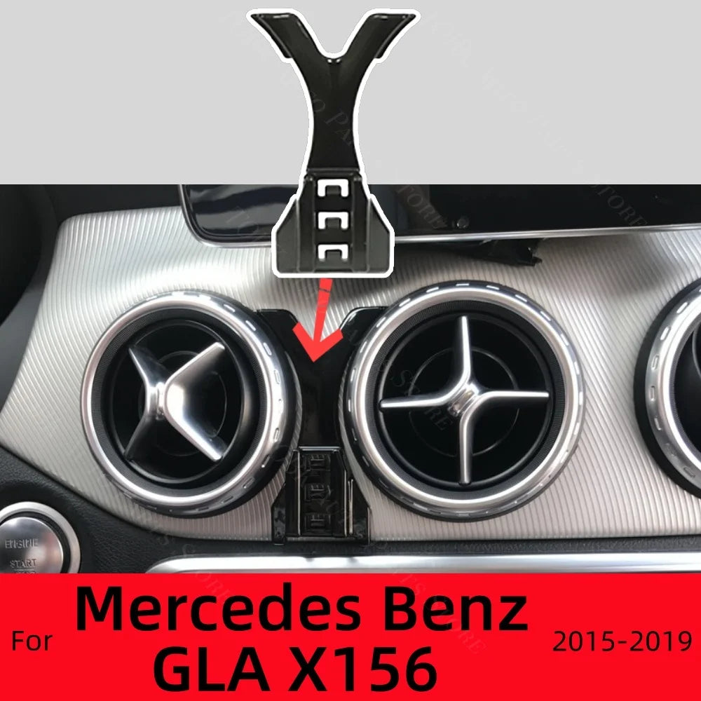 Mercedes Benz GLA X156 250 2015-2019 Car Phone Holder | 360 Rotatable 15W Wireless Charging Bracket