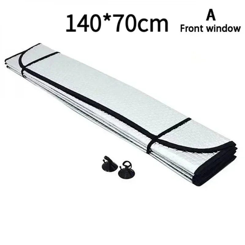 Car Sunshade Window Sun Shade for Front Windshield | UV Protection Car Windshield C additional angle