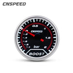52mm Smoke Lens Car Gauge Set | 11 Types for 12V Vehicles close-up view