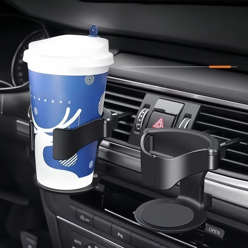 Universal Car Cup Holder | Air Vent Mount Drink Tray and Ashtray