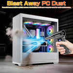 Vacuum Cleaner Air Blower Powerful Turbo Fan Car Cleaning Tools Electric Air Duster Auto Dust Collector for Home Outdoors Camping Truck RV Universal 110000RPM