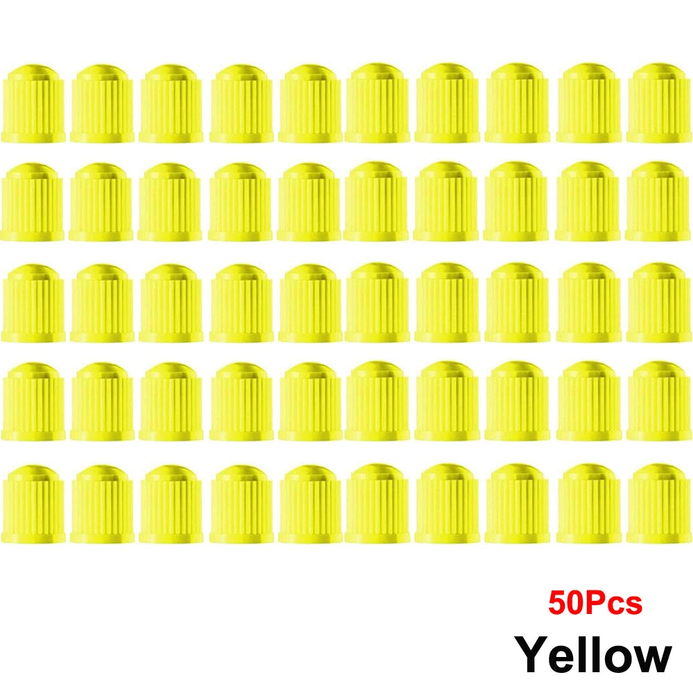 AUTCOAT Tire Stem Valve Caps | Universal Plastic Valve Covers for Cars, Trucks, Bikes detail view