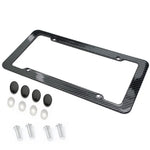 NEW Universal 30*15CM 1/2pcs License Plate Frame Carbon Pattern Plastic License Plate alternate view