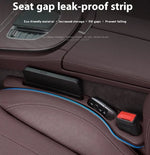 2Pcs Car Seat Gap Filler Organizer PU Universal Car Seat Gap Anti-leak Stopper Strip alternate view