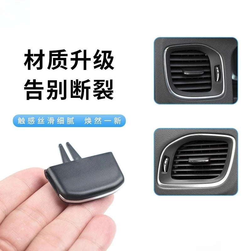 Car Dashboard Air Conditioner AC Vent Grille Outlet Tab Clip Slider Repair Kit For Volvo V60 S60 V40 2011-2019