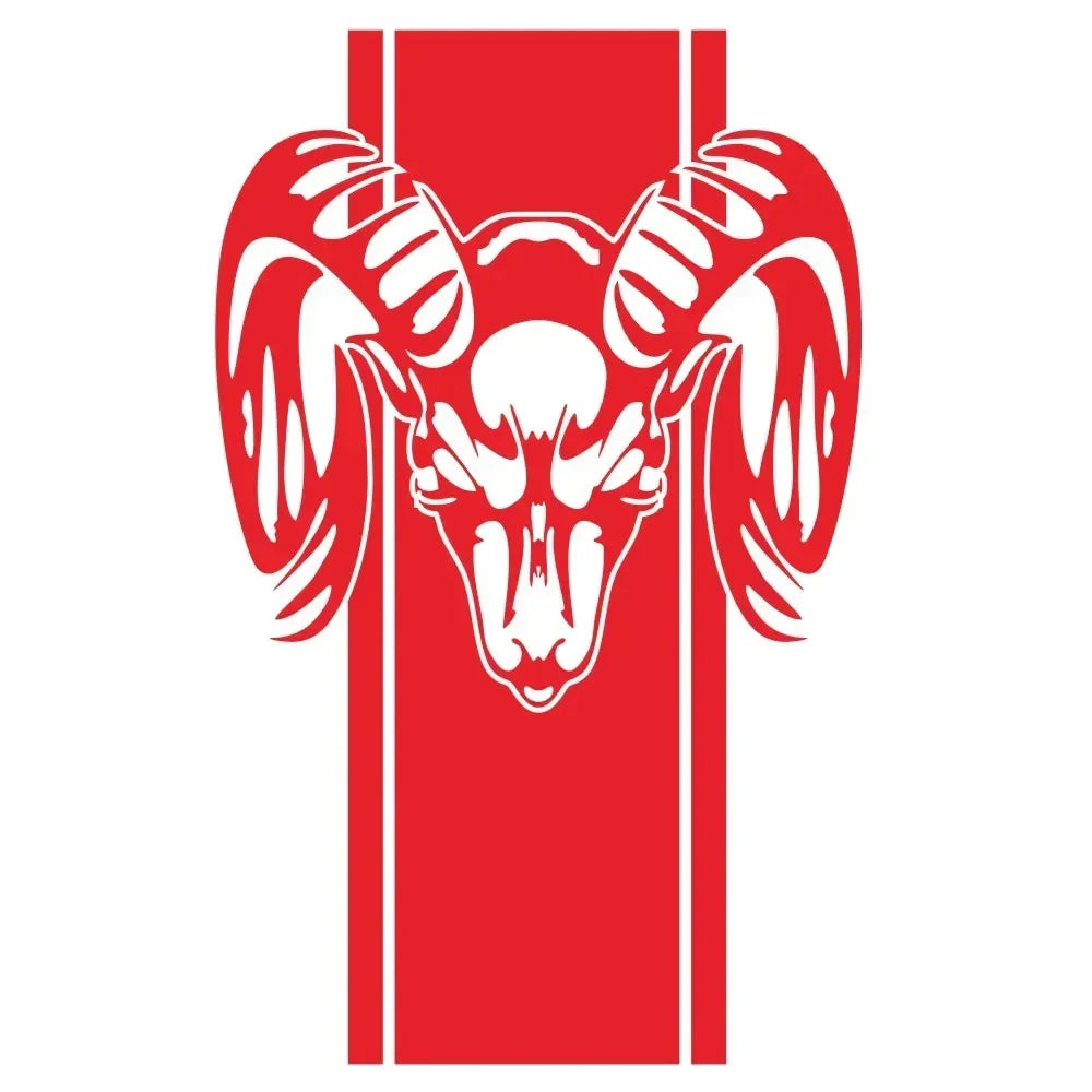 Cool Design Stripe Creative Graphic Car Truck Stickers for Dodge Rear Lathe Ram 1500 2500 3500 Rebel Mopar PCS Decals.