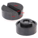 New··1Pc Car Lift Jack Stand Rubber Pads Black Rubber Slotted Floor Jack Pad additional angle