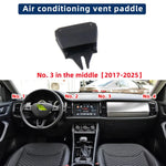 Car Front Rear Air Conditioning Outlet AC Vent Tab Clip For Skoda Kodiaq Karoq 56G819701 56G819702 56G820951 56G820952