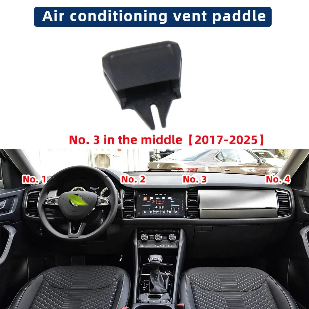 Car Front Rear Air Conditioning Outlet AC Vent Tab Clip For Skoda Kodiaq Karoq 56G819701 56G819702 56G820951 56G820952