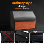 Car Trunk Organizer – Large Capacity Suede Foldable Storage Box (3 Sizes, 10 Colors additional angle