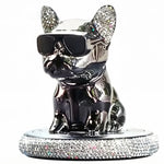 car fresheners vent metal french bulldog scent auto diffuser perfume ornaments car interior accessories solid perfume refill car