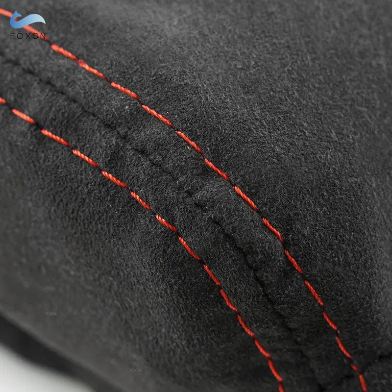Car Styling Center Armrest Console Box Cover Trim Suede Leather For VW Golf 6 2010 2011 2012 2013