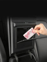 New Car Center Console Armrest Case Button Hidden Keys Card Storage Box For Tesla Model 3 Y 2019 2020 2021 2022 2023 Accessories