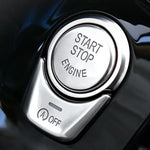 Car Engine Stop Start Central Handbrake P Auto H Button Decorative Cover Trim For BMW 5 Series G30 X3 G01 X4 G02 GT6 Accessories